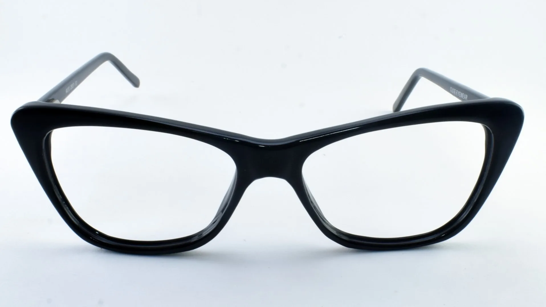 DSC_0143-jpg BLACK ACETATE CATS EYE FULL RIM FRAME - Image 5