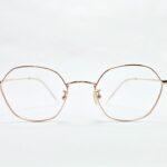 Gold hexagonal frame