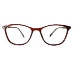 Brown cats eye frame