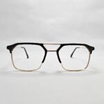Dark brown clubmaster frame for screen glass