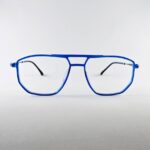 Blue wayfarer frame for screen glass