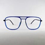 Blue wayfarer frame