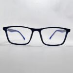 Navy blue rectangular frame