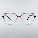 Geometric Purple Full-Rim Frame