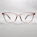 Peach pink cat-eye Eyeglass