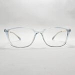 Sky blue rectangular Eyeglass