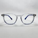 Transparent Two-Tone Square Frame | Stylish Eyeglasses – EyeDell