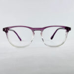 Crystal Gradient Purple Square Eyeglass