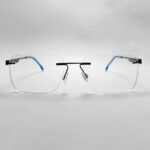 Rimless Hexagonal-Rectangle Frame
