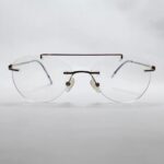 Rimless Double-Bridge  Eyeglass