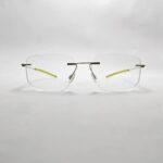 Yellow rimless Eyeglass