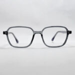 Smokey Gray Rectangular Eyeglass