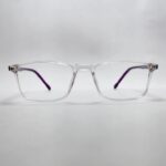 Crystal Transparent Rectangle Eyeglass