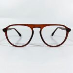 Matte Brown Aviator Eyeglass