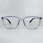 Crystal Light Blue Clear Full-Rim Eyeglass