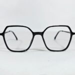 Glossy Black Hexagonal Frame