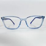 Rectangular cat-eye transparent Frame