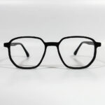Black Geometric Eyeglass