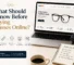 Before Buying Glasses Online
